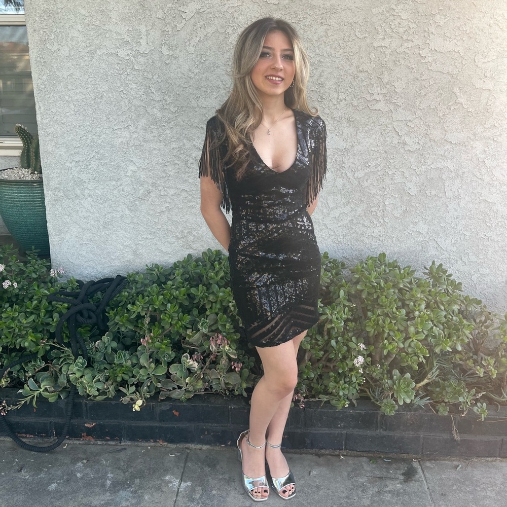 Size 0 formal mini formal dress